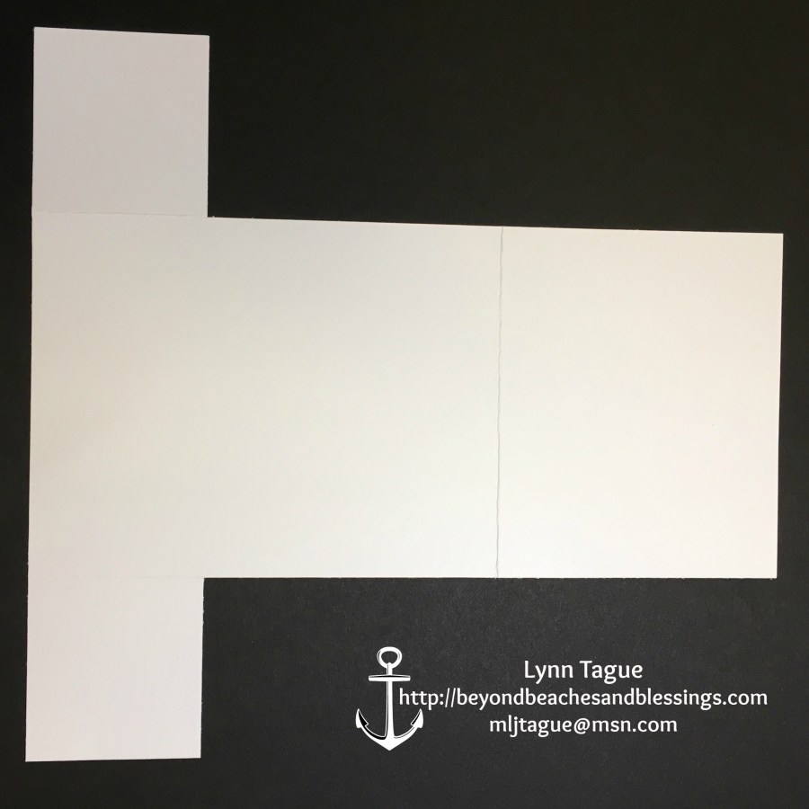 StampinUp Double Dutch Fold Card, Cardstock Sample, designed by demo Lynn Tague. See more cards and gift ideas at BeyondBeachesandBlessings.com #BeyondBeachesandBlessings